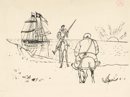 Vincent Hložník: Don Quijote (1950), reprofoto