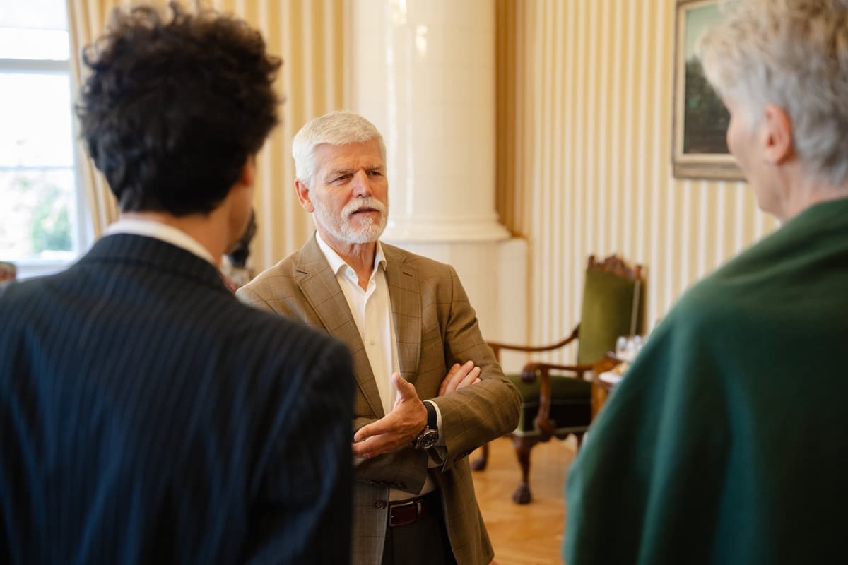Prezident Pavel pri otváraní listu TGM. Foto: Petr Pavel/FB