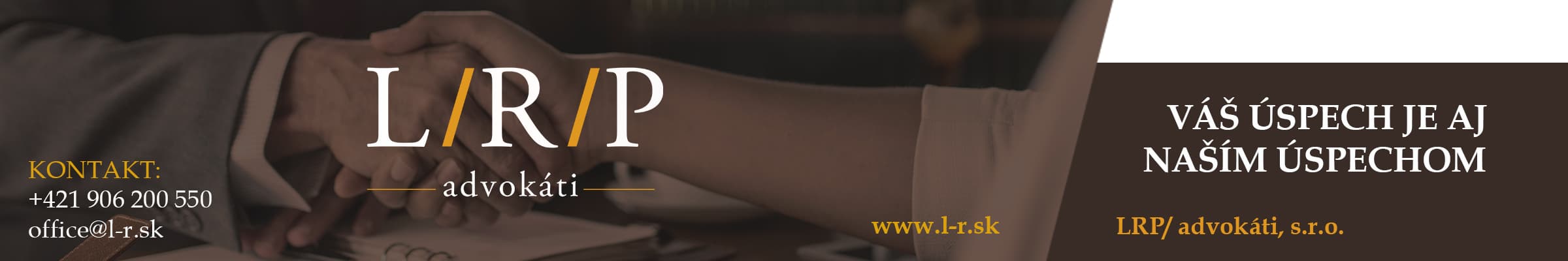 LRP Advokáti - veľký obrázkový banner