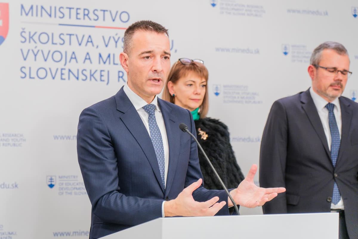 Tomáš Drucker. Foto: FB/Ministerstvo školstva, výskumu, vývoja a mládeže SR