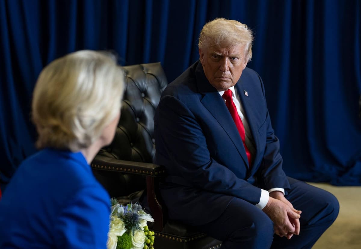 Ursula von der Leyenová a Donald Trump. Foto: American Photo Archive / Alamy / Profimedia